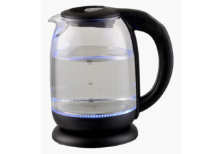 Wasserkocher 1,7l Glas Digital schwarz